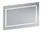 Catalano - Muse - Shaped backlit mirror with touch-switch and  stainless steel frame