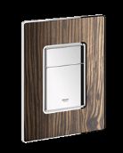 Grohe - Cosmo - Macassar Wood WC Wall Plate