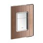 Grohe - Cosmo - American Walnut Wood WC Wall Plate