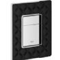 Grohe - Cosmo - Black Quilted Leather Flush Plate