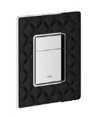 Grohe - Cosmo - Black Quilted Leather Flush Plate