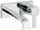 Grohe - Allure - 2 Hole Basin Mixer Wall-mounted with concealed body
