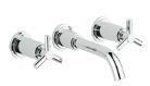 Grohe - Atrio Ypsilon - Three hole wall mounted basin mixer with concealed body