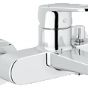 Grohe - Euro Plus - Wall mounted exposed bath mixer with s- unions