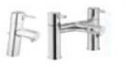 Grohe - Concetto - Smooth body basin mixer and bath filler 
