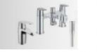 Grohe - Eurosmart Cosmo - PUW basin mixer and bath/shower mixer with cosmo stick kit