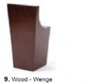 April  - Standard - Wood Foot Set wenge finish by Claygate