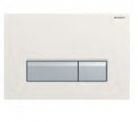 Geberit - Sigma40 - Dual flush with integrated odour extraction unit - White plastic