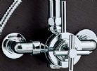 Mayfair - Contemporary crosshead - Dual Handle Exposed Thermostatic Valve