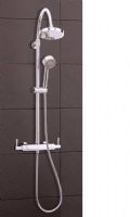 Mayfair - Contemporary Lever - Dual Outlet Bar Valve.Contemporary adjustable riser with swivel knuckle 6
