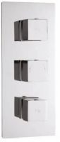 Hudson Reed - Kubix - Concealed Thermostatic Triple Valve By Claygate