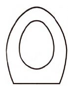  a Discontinued - Adamsez - Meridian Solid Wood Replacement Toilet Seat Style 1