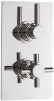 Hudson Reed - Tec Pura - Concealed Thermostatic Twin Valve By Claygate