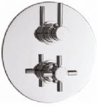 Hudson Reed - Tec Twin - Concealed Thermostatic Twin Valve By Claygate