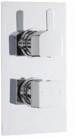 Hudson Reed - Falls - Concealed Thermostatic Twin Valve By Claygate