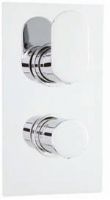 Hudson Reed - Ratio - Concealed Thermostatic Twin Valve By Claygate