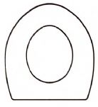  a Discontinued - Armitage Shanks - Profile Solid Wood Replacement Toilet Seat