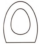  a Discontinued - Cesame - Fenice Solid Wood Replacement Toilet Seat