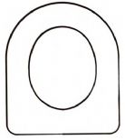  a Discontinued - Duravit - ERICA Solid Wood Replacement Toilet Seats