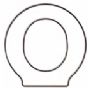 a Discontinued - Duravit - STARK 1 Solid Wood Replacement Toilet Seat 
