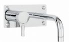 Hudson Reed - Helix Single Lever - Helix Crosshead Wall Mounted Basin Filler By Claygate