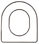  a Discontinued - Duravit - STARK 3 Custom Made Wood Replacement Toilet Seats