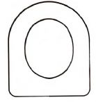  a Discontinued - Flaminia -  LINK Solid Wood Replacement Toilet Seats