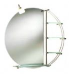 Synergy - Magnum - Round Mirror with light and shelves