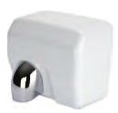 Synergy - Ultra Dry Pro - Glass white stainless stell hand dryer