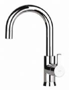 Abode - Passion - Swan Neck Single Lever Basin Mixer with Pop-up Waste by Abode