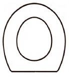  a Discontinued - Goodwood - STANDARD EXTRA LARGE Solid Wood Replacement Toilet Seats
