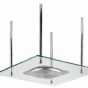 Abode - Euphoria - Square Glass Roof Mounted Showerhead* by Abode