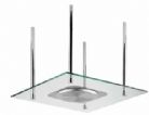 Abode - Euphoria - Square Glass Roof Mounted Showerhead* by Abode