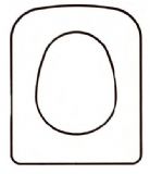 a Discontinued - Ideal Standard - MICHAEL ANGELO  Wood Replacement Toilet Seats