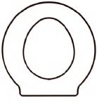  a Discontinued - Ideal Standard -  SPACE  Wood Replacement Toilet Seats