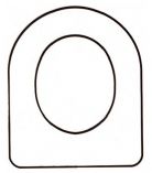  a Discontinued - Karamag - Standard Solid Wood Replacement Toilet Seats