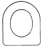  a Discontinued - Laufen  - VIENNA Custom Made Wood Replacement Toilet Seats