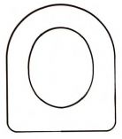  a Discontinued - Rak COMPACT  - Solid Wood Replacement Toilet Seats