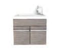 Shades Furniture - Standard - 500mm Double Door Vanity Unit with Inset Basin