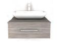 Shades Furniture - Standard - 600mm Shallow Vanity Unit with Drawer & Sit-on Basin