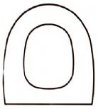  a Discontinued - Villeroy & Boch - STRATOS Solid Wood Replacement Toilet Seats