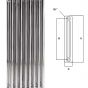 Ercos - Comby cromato - Multi column radiator 3/600