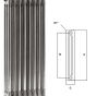 Ercos - Comby loft - Multi column radiator 3/600