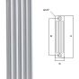 Ercos - Tubolare Opera: At-ope - Multi column radiator 4/600