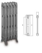 Ercos - Liberty - 2 columns decorated radiator intermediate 2/660