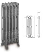 Ercos - Liberty - 3 columns smooth radiator intermediate 3/950