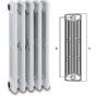 Ercos - Colonnine / TCH - 6 columns side element radiator 6/480