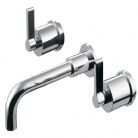 Ideal Standard - Silver - Wall Basin Mixers (150mm Spout)
