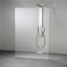 Ideal Standard - Synergy - 1000mm Wet Room Panel with straight bracing bracket