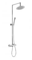 Pure - Loreto - Showers - Shower column with diverter and 240mm